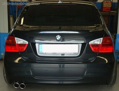 Scarico Sportivo BMW 3 Serie E90 E91 E92 325D 330D Berlina Touring Coupé 2x80 - Immagine 1 di 2