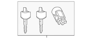 Genuine Mazda Ignition Lock Cylinder CCY4-76-14XB - Picture 1 of 2