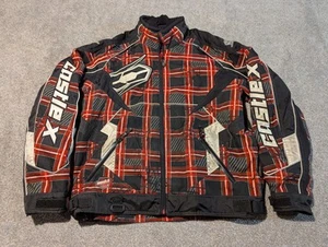 Castle X Jacket Mens XL Red Switch Special Edition Snowmobile Racing Coat Lined - Picture 1 of 19
