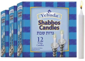 3 Hour White Shabbos (36 Candl), Traditional Shabbat | Unscented | Candles fo... - Foto 1 di 1