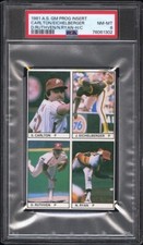 1981 Nolan Ryan PSA 8 POP 1 All-Star Game Inserts RARE MLB card Hand Cut+Carlton