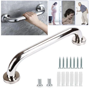 Lot Stainless Steel Bathroom Handicap Safety Grab Bar Bath Shower Handle 12 Inch - Picture 1 of 16