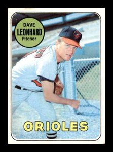 1969 Topps Dave Leonhard #228 Baltimore Orioles