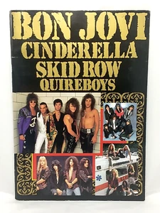 Bon Jovi, Cinderella, Skid Row, Quireboys FINAL COUNTDOWN'90 Tour Programmbuch - Bild 1 von 13