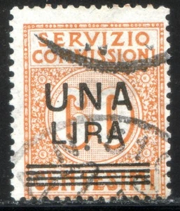 Regno d'Italia 1925 Servizio Commissioni n. 5 usato - firmato (m2438) - Picture 1 of 2