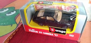 BURAGO 1/43 Porsche 911 carrera 97 noire - Neuve en boite - Imagen 1 de 1