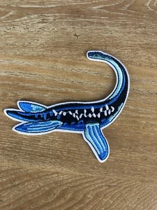 Parche de dinosaurio jurásico hierro bordado cosido en aplique diseño Allosaurus #2 - Imagen 1 de 2