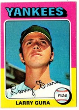 Larry Gura 1975 Topps Mini #557 (ex) New York Yankees
