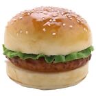 3X(1pc Realistic Hamburger Lifelike Simulation hamburger Bakery Display Kid