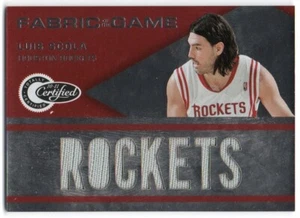 2010-11 Totally Certified Fabric of the Game Jumbo Team 16 Luis Scola GU 009/299 - Bild 1 von 1