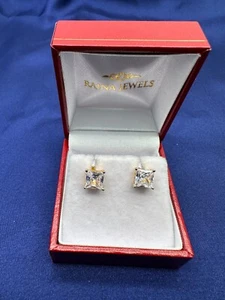 22ct Yellow Gold Square Men's Stud Earrings, 2.37gm - Picture 1 of 6