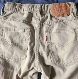 Boys Sz 8 Levi's Khaki Pull On Pants - Picture 1 of 6