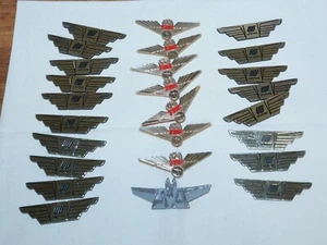 Alas de piloto para niños | *Vintage* x26 United Airlines TWA American adhesivo plástico - Imagen 1 de 7