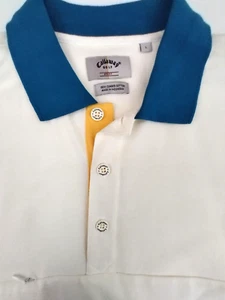 Callaway Golf Sport Poloshirt Large Baumwolle weiß - Bild 1 von 17