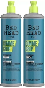 X2 TIGI Bed Head Texturizing Shampoo Gimme Grip 600ml Bottle for All Hair Type - Picture 1 of 1