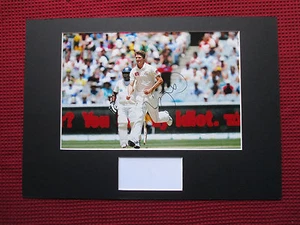 JACKSON BIRD CRICKET AUSTRALIA GENUINA FIRMADA A MANO A3 EXHIBICIÓN DE FOTOS MONTADA - CERTIFICADO DE AUTENTICIDAD - Imagen 1 de 4
