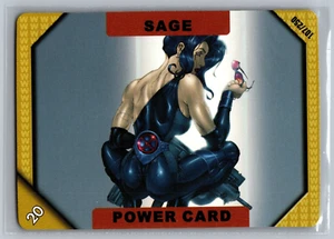 Marvel ReCharge CCG Sage #107/250 Power Card TCG Series 1 - Picture 1 of 2