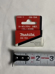 Makita 194986-9 CB-154 Carbon Brush Set for 5007NB LS1013 LS1212 MADE IN JAPAN - Picture 1 of 6