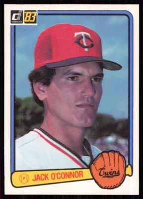 1983 Donruss Jack O'Connor Minnesota Twins #51 - Image 1 of 2