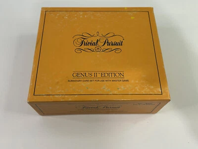 Trivial Pursuit Genus II Edition Subsidiary Card Set for Master Board Game - Image 1 of 4