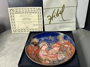 Edna Hibel Christmas Plate 1986 The Gifts of the Magi Edwin Knowles 10.25" COA - Picture 1 of 8