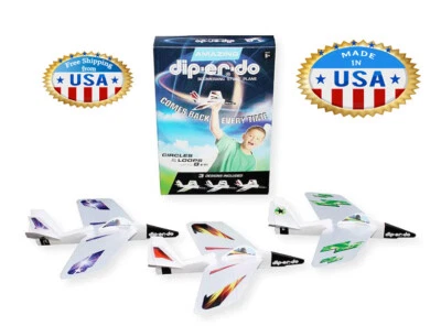 Flying Kids Toy, Educational , Amazing Loop & Circle Glider + 2 Paper Gliders  - Image 1 of 4