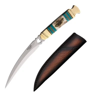 American Hunter Talon Dagger Fixed Knife 6.25" Stainless Steel Blade Stag Bone - Image 1 of 3