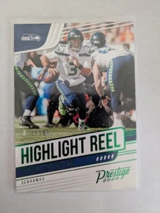 🏆 2020 Panini Prestige Highlight Reel Green Xtra Points /199 RUSSELL WILSON - Foto 1 di 1
