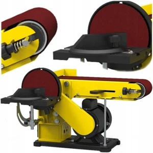 Bandschleifer & Tellerschleifer 650W Schleifmaschine Holzschleifer K&D - Bild 1 von 12