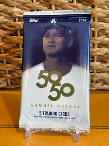 2024 Topps Special Set 50/50 Shohei Ohtani New Unopened Sealed Single Pack - Picture 1 of 1