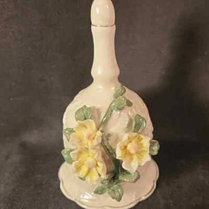 Cute Decorative Vintage Floral Bell. (Non-Working) - Picture 1 of 3