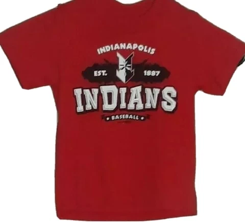 Indianapolis Indians #2 WarnerTeam Logo Graphic Shirt! Infant 2T Cover