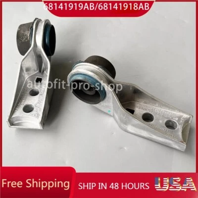 2* Left Right Exhaust Hanger-Sport For 15-21 Jeep Cherokee 68141919AB 68141918AB Foto 1 de 3