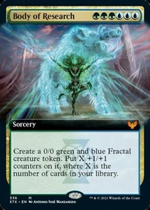 MTG BODY OF RESEARCH FOIL EXC - CORPO DI RICERCA - STX-X EN - MAGIC - Picture 1 of 1