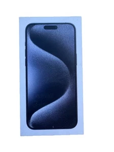 iPhone 15 Pro Max Blue Titanium 512GB - Empty Box ONLY - Photo 1 sur 4
