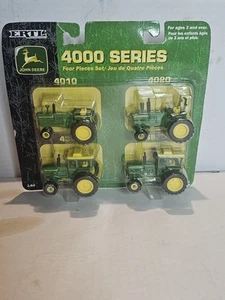 Ertl 1/64 John Deere 4000 Series 4 Piece Tractor Set – 4010, 4020, 4320, 4620 - Picture 1 of 7