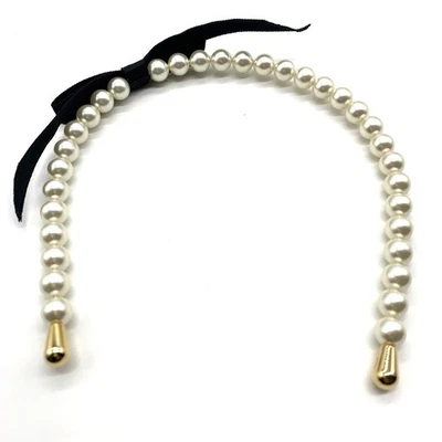Diadema Chanel con Cinta de Perlas, 25 Piezas, Para Mujer, CHANEL, Rango A, Usada Foto 1 de 4