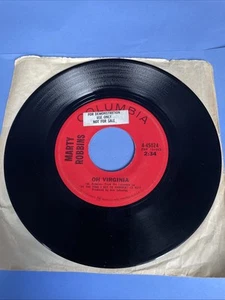 Marty Robbins - Oh Virginia / Camelia - Demonstration / Not For Sale 7in Single - Picture 1 of 6