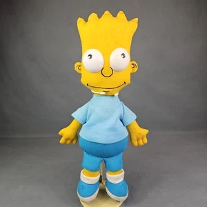Vintage Bart Simpson Plush Stuffed Rag Doll 16" Dan Dee 1990 90's Matt Groening - Picture 1 of 12