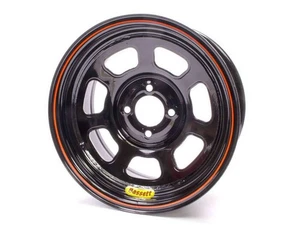 Rueda Bassett 14X7 agujero en D 4X100 mm 3 pulgadas negra 47Sh3 - Imagen 1 de 1