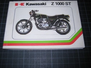 Motorrad Fahrer Handbuch Kawasaki Z 1000 ST, mit Schaltplan - Bild 1 von 1