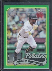 2024 Topps Chrome Update ANDRE MCCUTCHEN #89CU-19 1989 Topps Green /99 Pirates - Picture 1 of 2