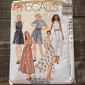 McCall's 7625 Kleid Muster Größen 8, 10 & 12 Schnitt, komplett - Bild 1 von 3