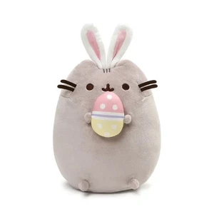 Pusheen Easter Bunny with Colored Egg Plush 9.5 inch With Tags Gund Plush RARE - Picture 1 of 3