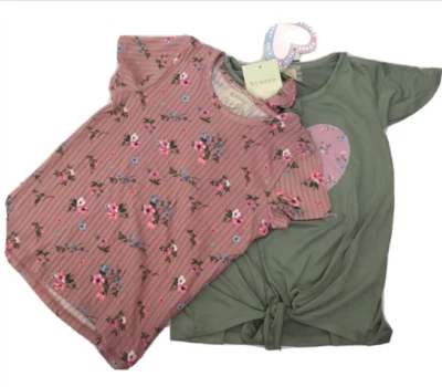 Btween Niña, Juego Top 2 Piezas, Oliva/Coral, 5 Foto 1 de 3