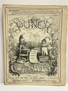 British PUNCH Magazine April 17, 1866 Humor Cartoon Collection - Imagen 1 de 4