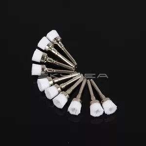 2000pc Dental Nylon Prophy Brush polishing Brush Bowl Shape #1 white - Bild 1 von 4