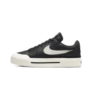 Nike Court Legacy Lift WMNS Black/White Running Shoe Sneaker Platform DM7590-00 - Picture 1 of 7