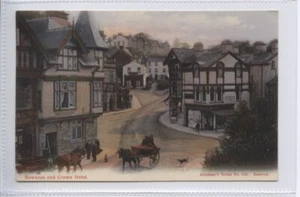 (KLj8498) Abraham Color Serie 520, BOWNESS and Crown Hotel, c1910 - Imagen 1 de 4