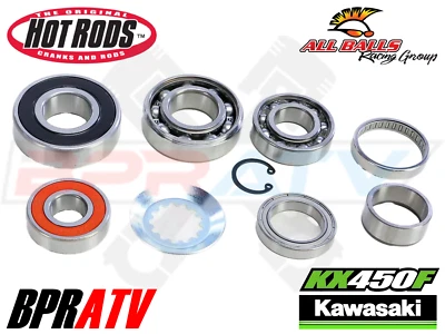 09-21 Kawasaki KX450F KX 450F KLX Hotrods Kit de rodamientos de transmisión de alta resistencia Foto 1 de 4